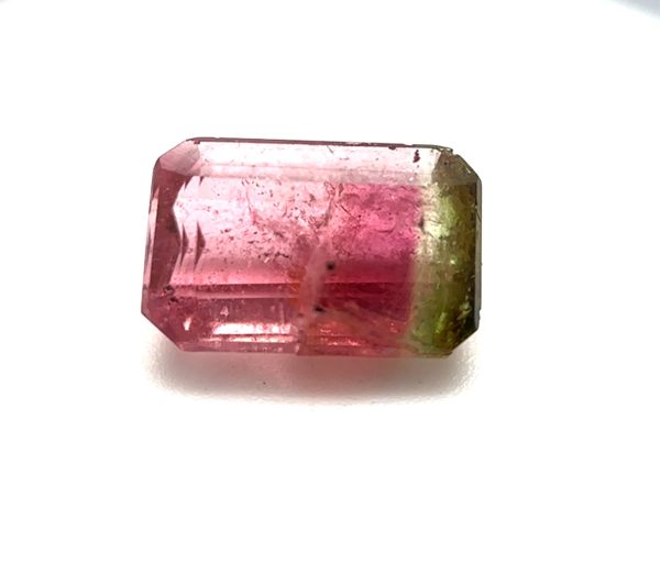 XDI2040 - Turmalina bicolor - Retangular - T. 10x7x3.5mm