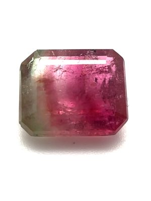 XDI2200 - Turmalina Bicolor - Quadrado - T. 8.5x8x5.5mm
